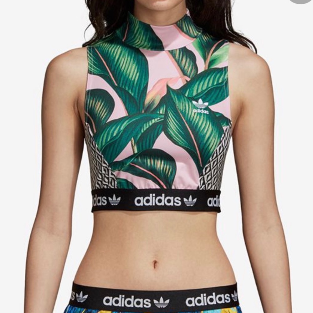 Adidas turtleneck crop